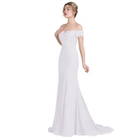 

High Quality Elegant Off The Shoulder Night Gown Evening Prom Dress Party Dress