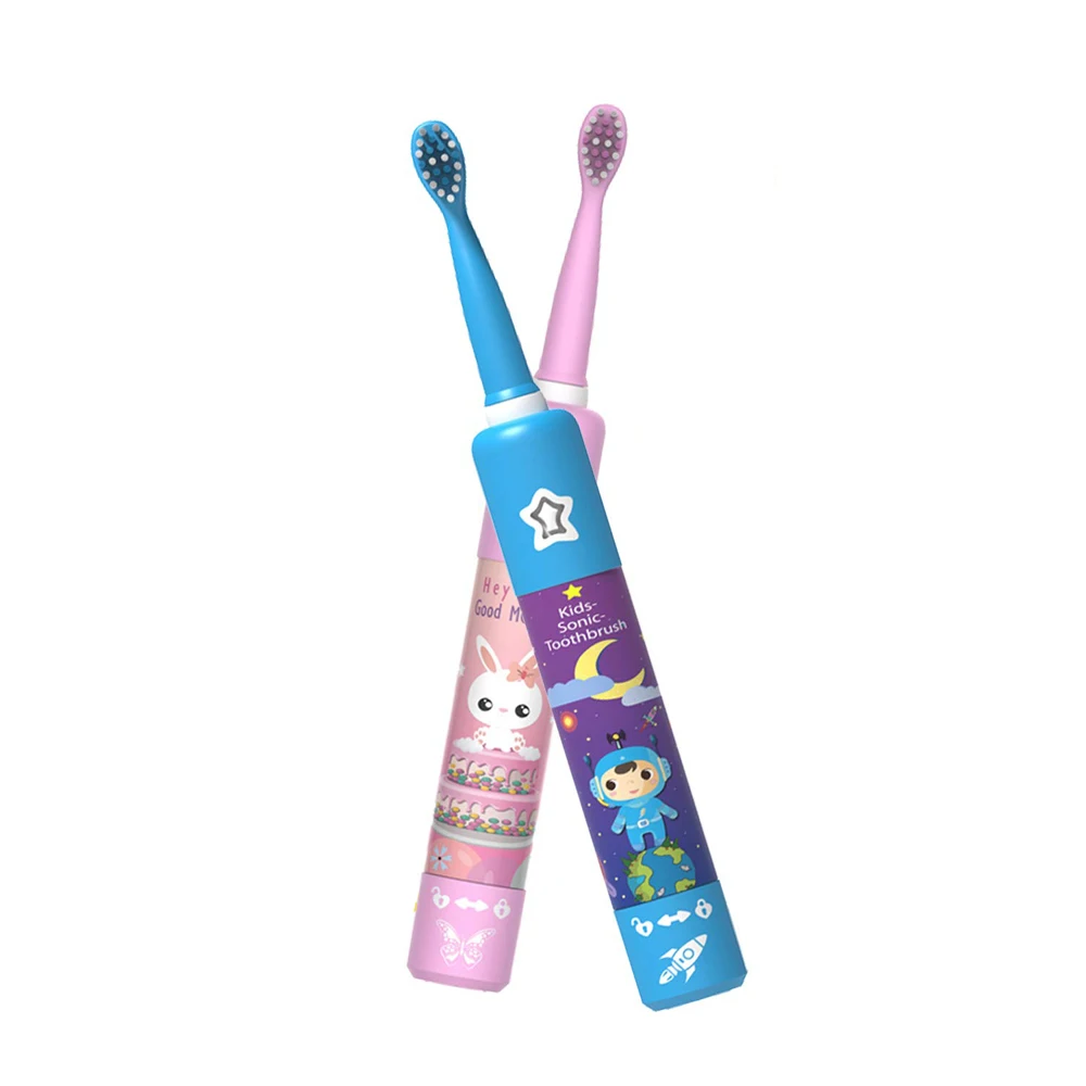 Rechargeable Silicone Kids Cute Sonic Music Toothbrush Baby Electric