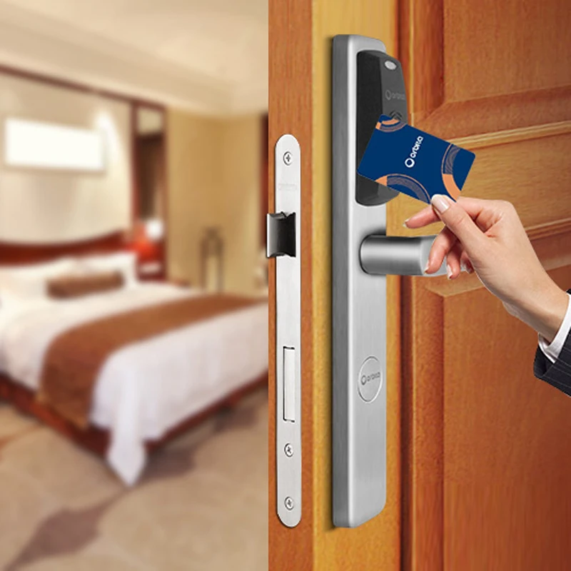 Orbita Euro standard hotel key lock systems thin door lock