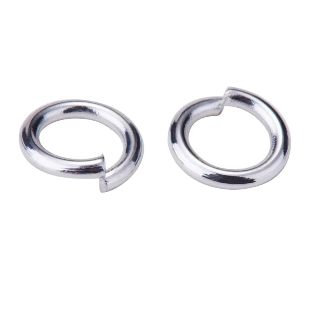 

PandaHall Brass Jump Rings Close but Unsoldered Nickel Free Platinum 7x1mm about 5mm inner diameter about 400pcs/bag