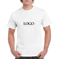 

Cheap Price 180gsm 100% Cotton Custom LOGO Printing Plain White T shirts for Men