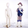 flexible unisex white clothing display fabric soft PU kids mannequin for Child Cloths
