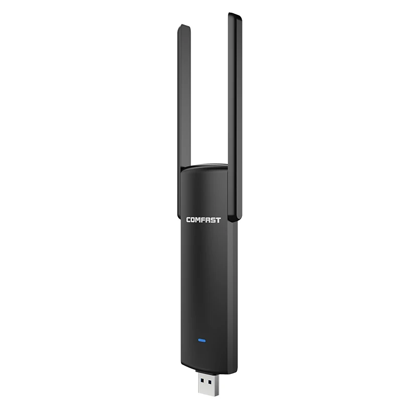 

Comfast AX200 WiFi 6 802.11AX Dual Band USB3.0 Wireless USB WiFi Adapter with External Antennas