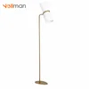 Electric power source nordic white fabric floor lamp for home decor