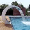 Modern Design Outdoor Pool Waterfall Spa Shower For Swimming Pool