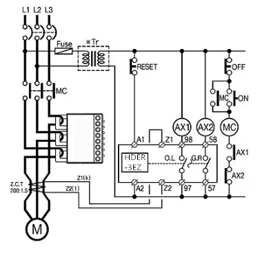 Eocr 3ez Digital Electronic Overcurrent Relay Digital - Buy Electronic ...