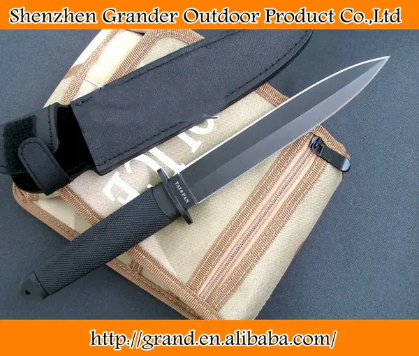 

black titanium 13D Fixed blade camping knife hunting tool steel knife survival tools 5333