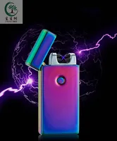 

2019 High Quality Windproof Dual Arc USB Rechargeable Cigarette Lighter