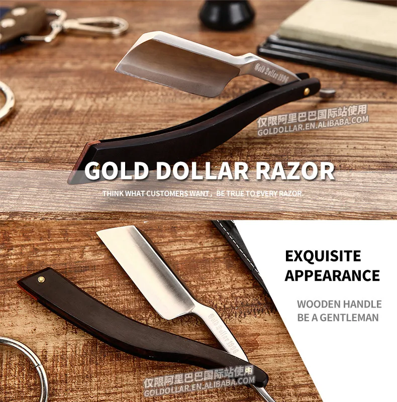 Cut Throat Shaving Straight Razor Carbon Steel Barber Sharpen Straight