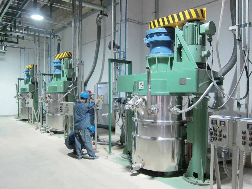 grease stable running vacuum planetary mixer factory