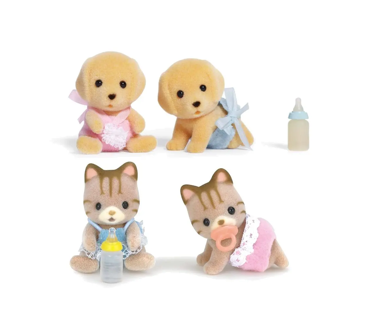 calico critters yellow lab family