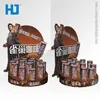 Round tiny paper display rack for coffee, best selling retail items carton counter packing box for nescafe/ nestle coffee