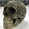 Resin human skull model Halloween gift personality ornaments home accessories skull