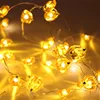 LED Pumpkin String Lights for Indoor, Halloween Christmas Decorations, Battery Operated