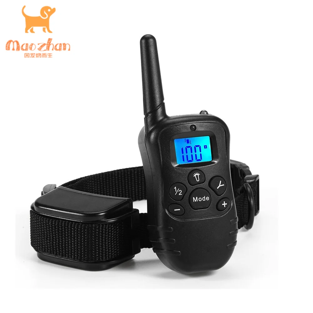 998N Usb rechargeable and waterproof electronic shock vibration no bark dog training collar with remote