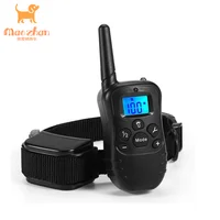 

998N Usb rechargeable and waterproof electronic shock vibration no bark dog training collar with remote