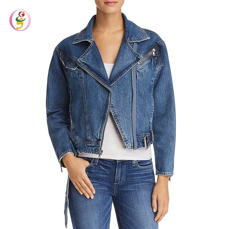 Chaqueta Vaquera Con Cremallera Y Solapa Punk Para Mujer Chaqueta Ajustada Para Mujer Chaqueta Corta Vaquera Para Moto Buy Chaqueta De Mezclilla Chaqueta De Mezclilla Con Estilo Chaqueta De Mezclilla Product On Alibaba Com