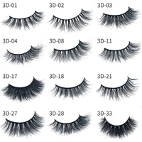 

High quality mink fur eyelash 3d mink eyelashes vendor
