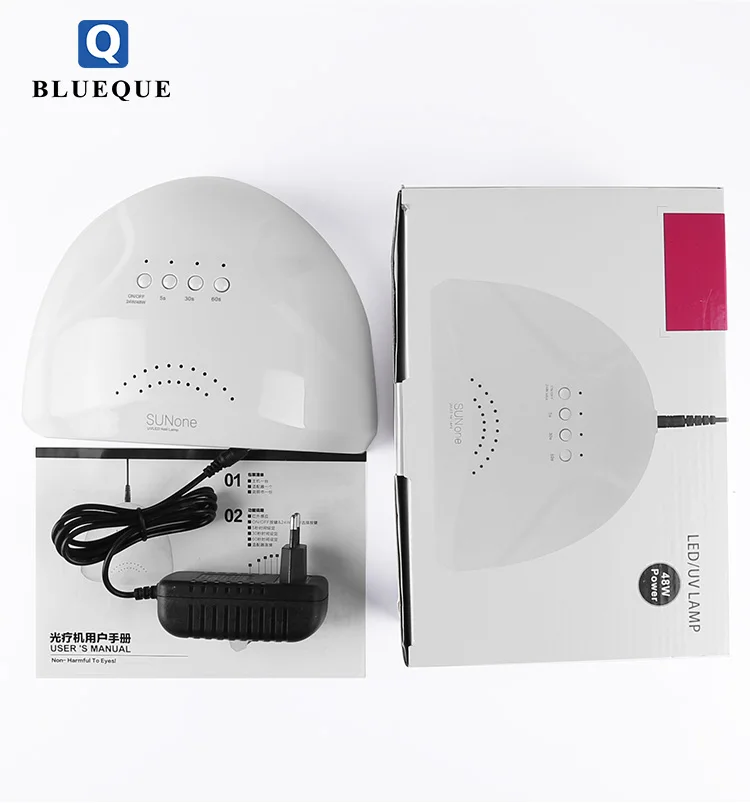 Sun one 48w uv led nail lamp nail dryer uv gel polish curing lamp