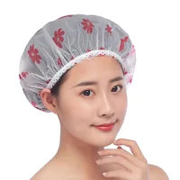 

High Quality PEVA Printed Reusable Waterproof Shower Cap