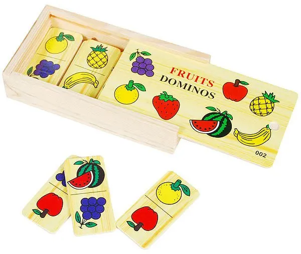 childrens wooden dominoes