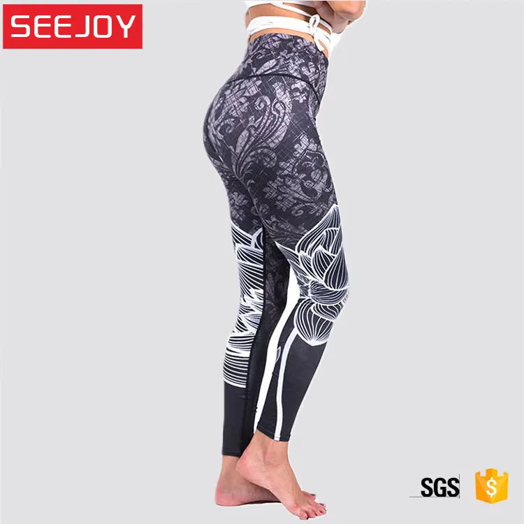 

wholesale women pants high waisted workout yoga gym fitness sport custom sublimation leggings