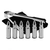 Whiskey Bullet Stones Set of 6 with Revolver Freezer Base and Full Kit - Extra Large Bullet Shaped Drink Chiller