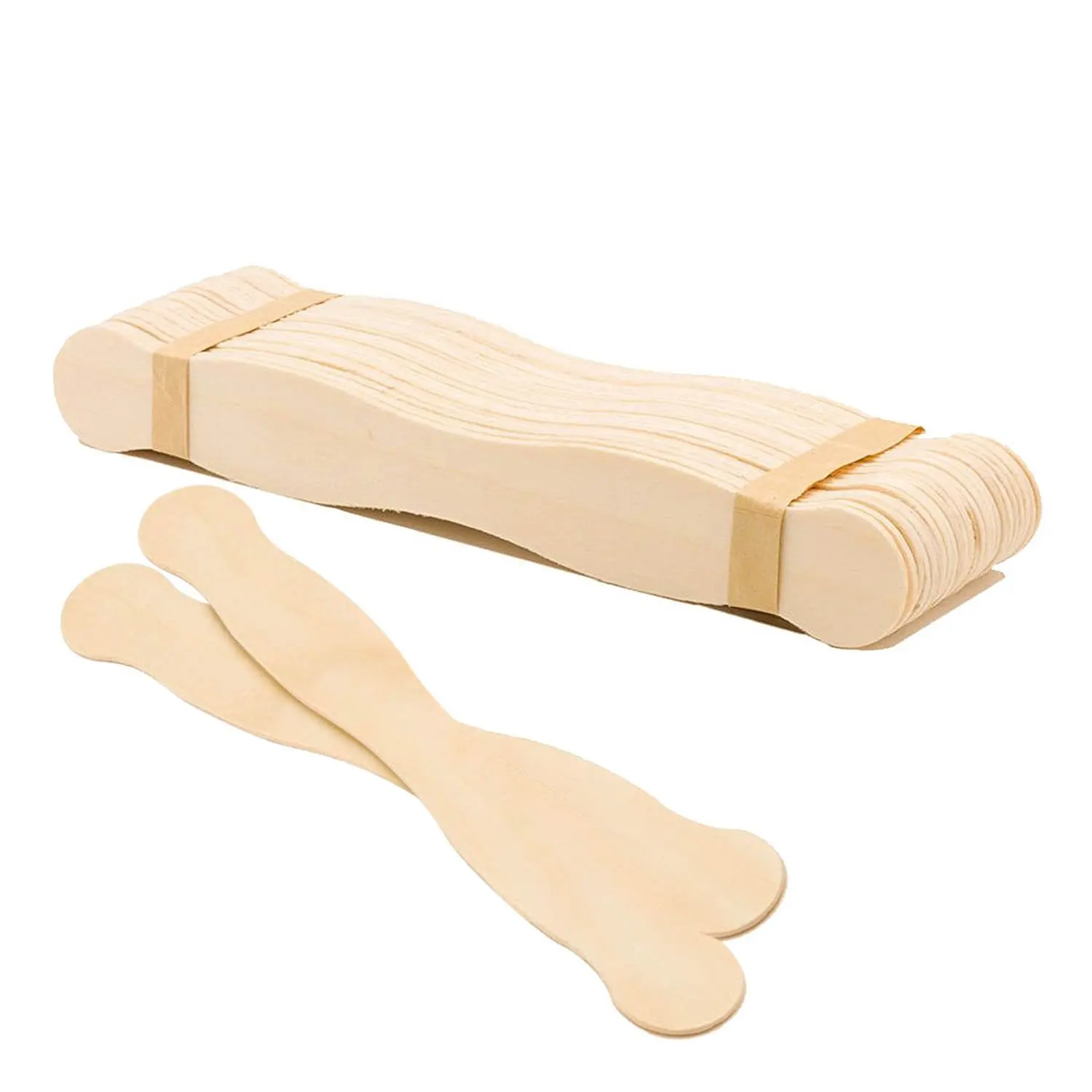 8 Inches Wood Wavy Bid Paddle Fan Sticks Buy Flat Wood Sticks,Wooden