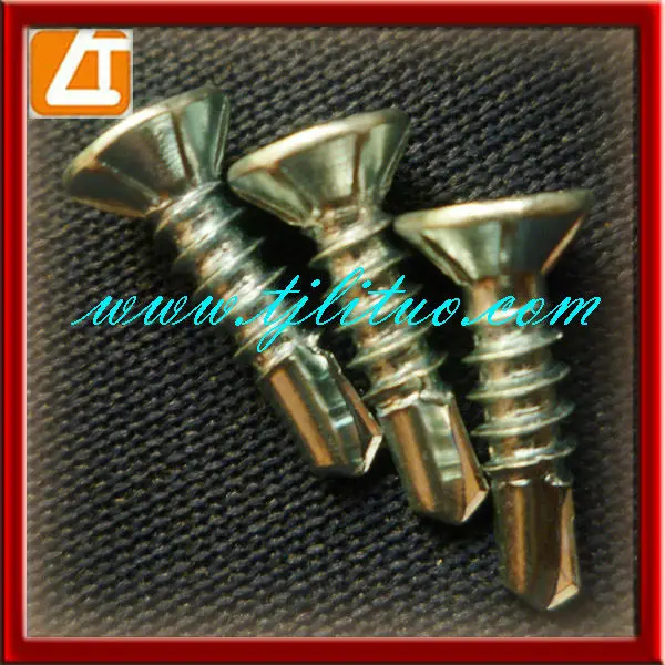 
Galvanized zinc CSK head or Countersunk head self drilling screws 