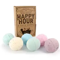 

Natural Fizzing Ingredients 6 pcs Premium Ultra Bath Bombs Organic