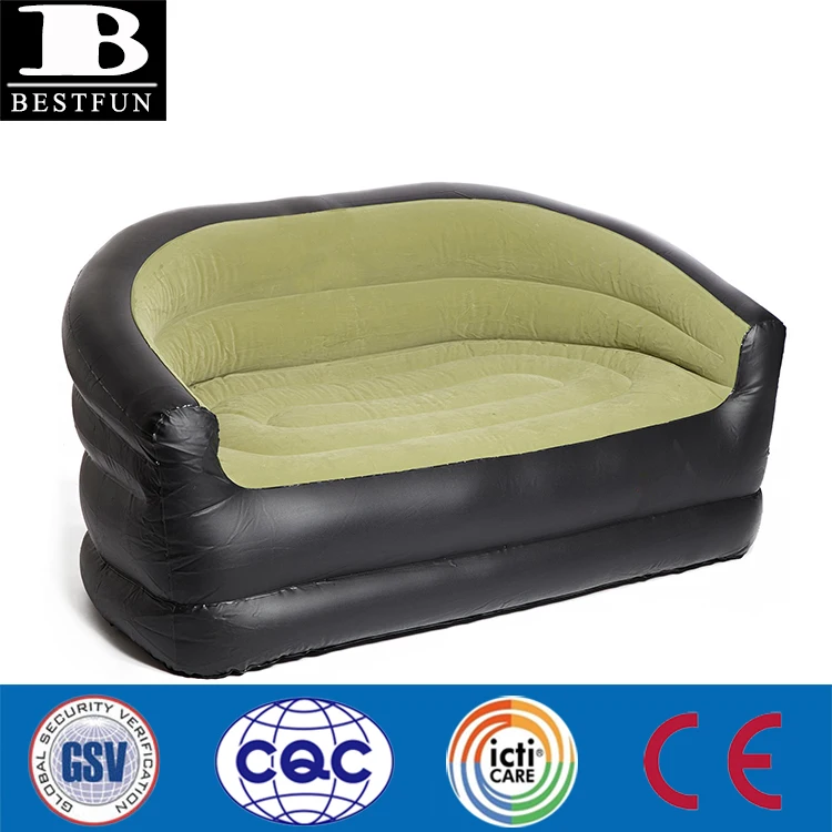Family Outdoors Camping Tough Flocked Pvc Air Filled Inflatable Tough Flocked Pvc Air Filled Inflatable