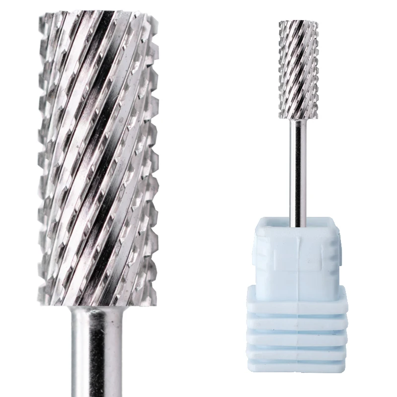 

Small Pink&White Tungsten Carbide Nail Drill & Manicure Tools