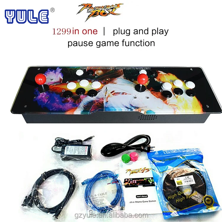 

Pandora 5S Arcade Game Console Joystick Button Retro Video Game Box 4s 999 /960Games Arcade Game Machine, As picture