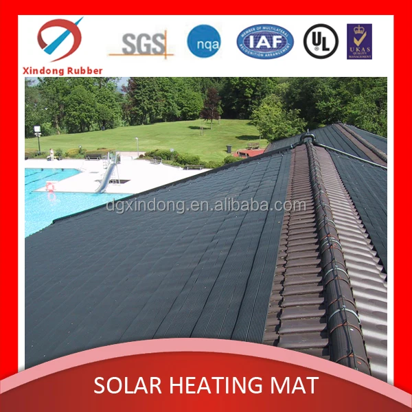 clark rubber solar pool heating