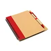 Top sale custom printing kraft cover spiral bound diary notebook