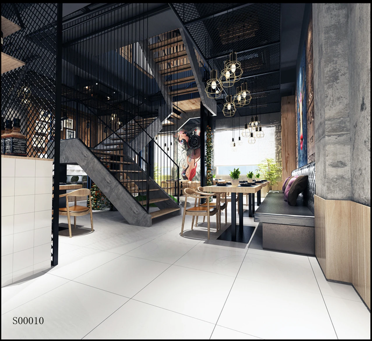 600X600 800X800 GK  International Porcelain Glazed Canada Pure Color Ructis Non Slip Tiles