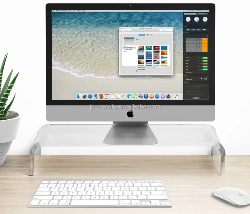 Customs Acrylic Clear Pmma Plexiglass Computer Laptop Stands Acrylic