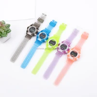 

Hot selling promotion cheap colorful plastic digital kids watch
