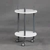 High quality European decorative 2 tier wooden round side coffee table