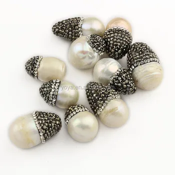 rhinestone pave beads