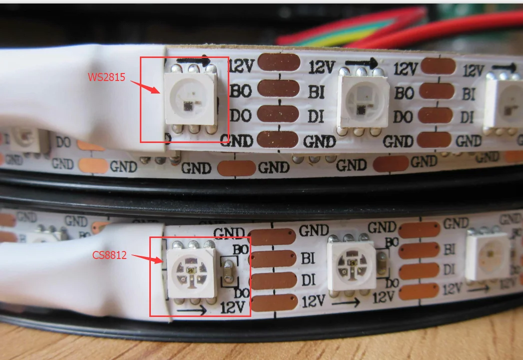 2018 New Version 12v Ws2815 6pins 5050 Ic Built In