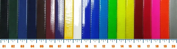 Eco-friendly 50MM Wide Neon Green Yellow Blue Waterproof TPU Coated Webbing for Medical Gait Belt