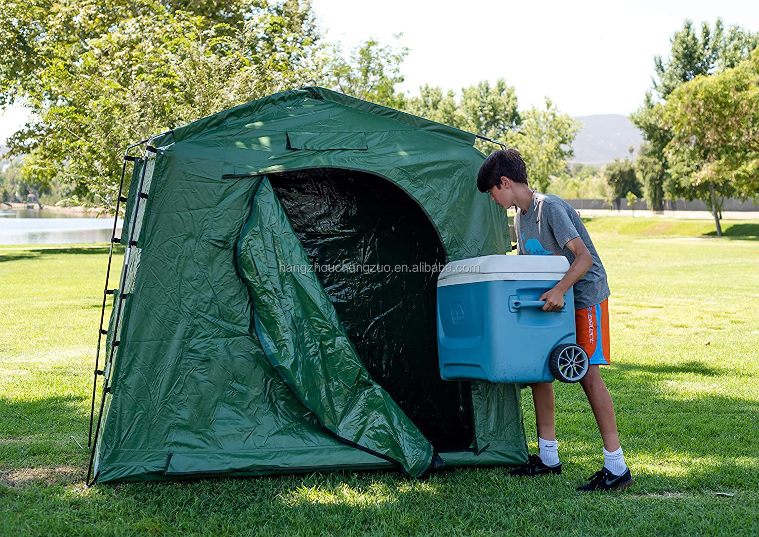 bike storage tent