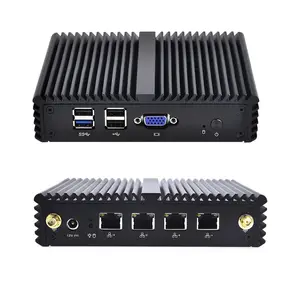 Qotom Q190G4N Mini PC Celeron J1900 4 LAN Ports
