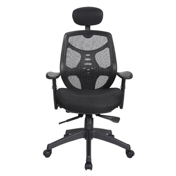 Office Furniture Mid-back Black Mesh Task Chair With Adjustable Arms