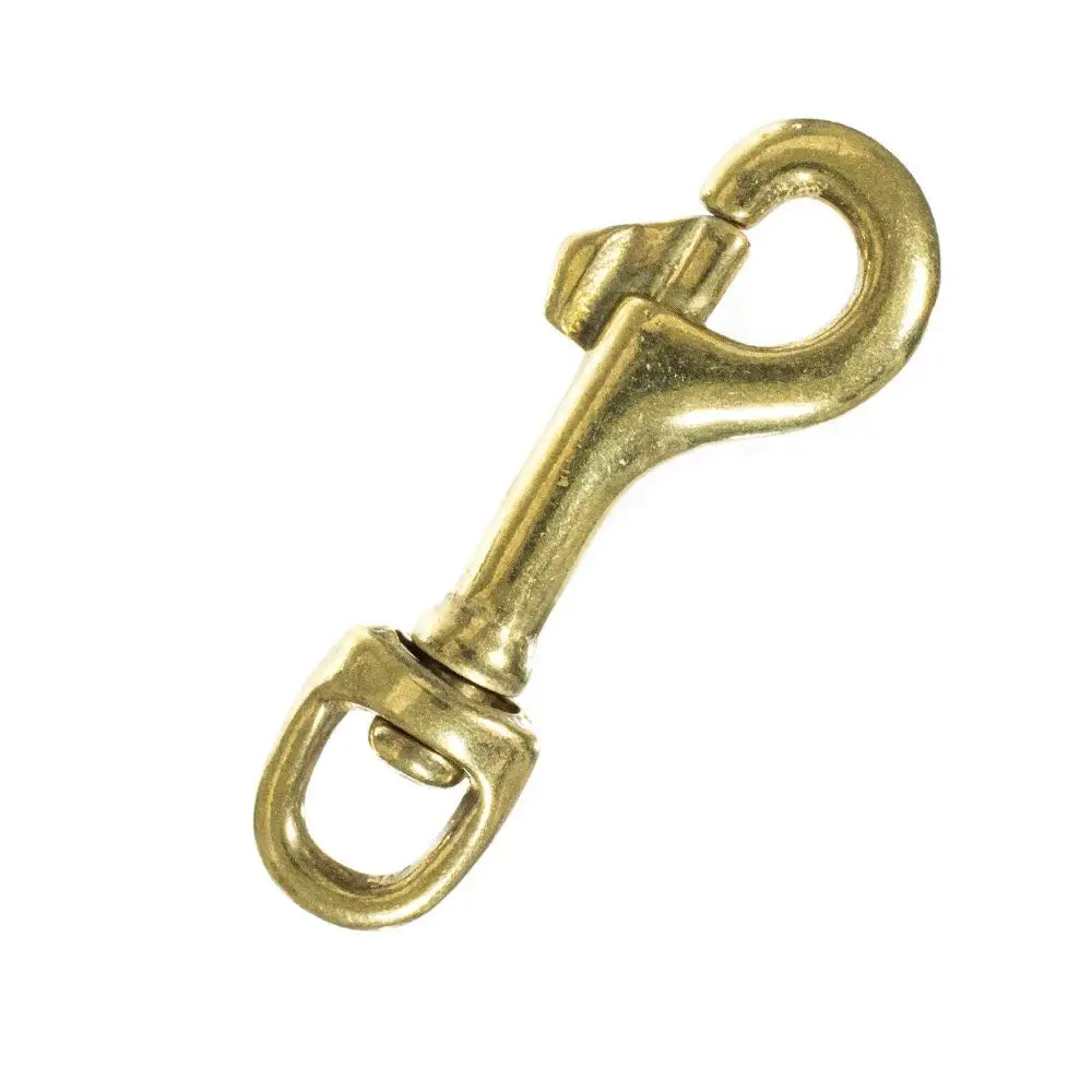 2 Pack 1//2 Inch Gold Swivel Snap Hooks