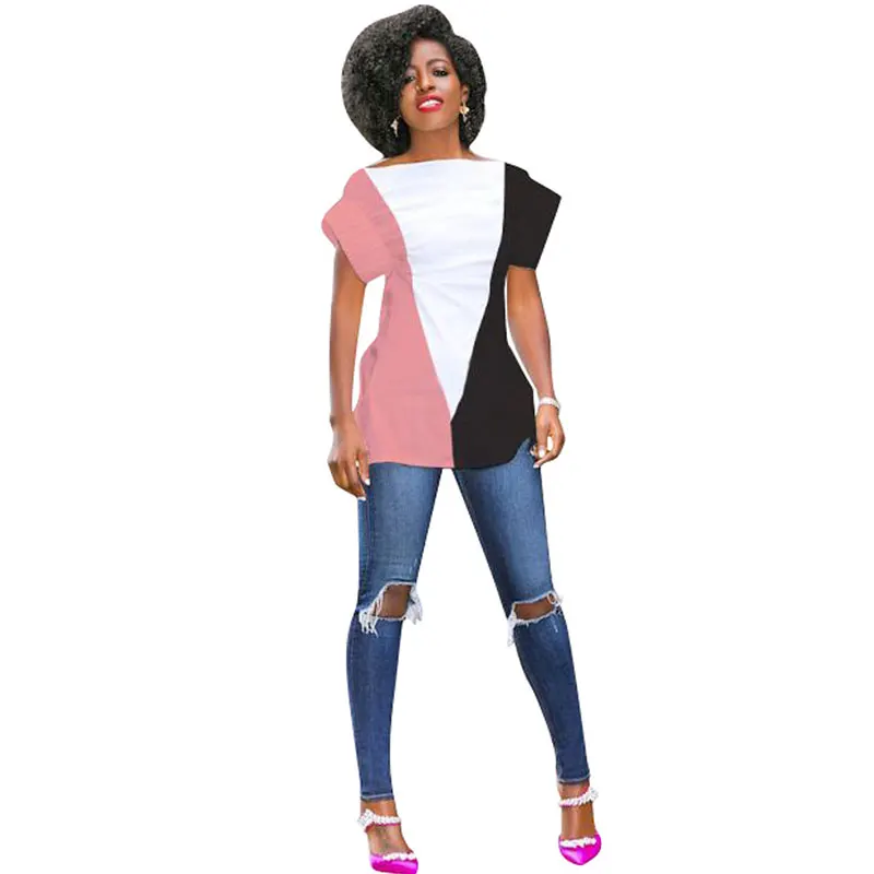 

Casual Solid Short Sleeve T-shirt, White