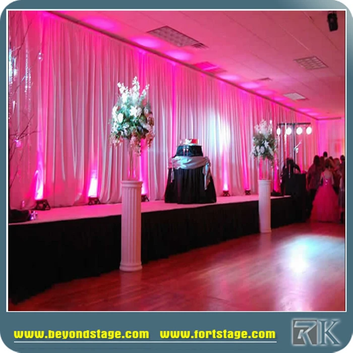 Portable Curved Pipe And Drapes Wedding Mandap Backdrops Id