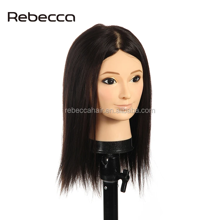 
Rebecca wholesale cheap synthetic Korea hair hairdresser mannequin head Korea hot 