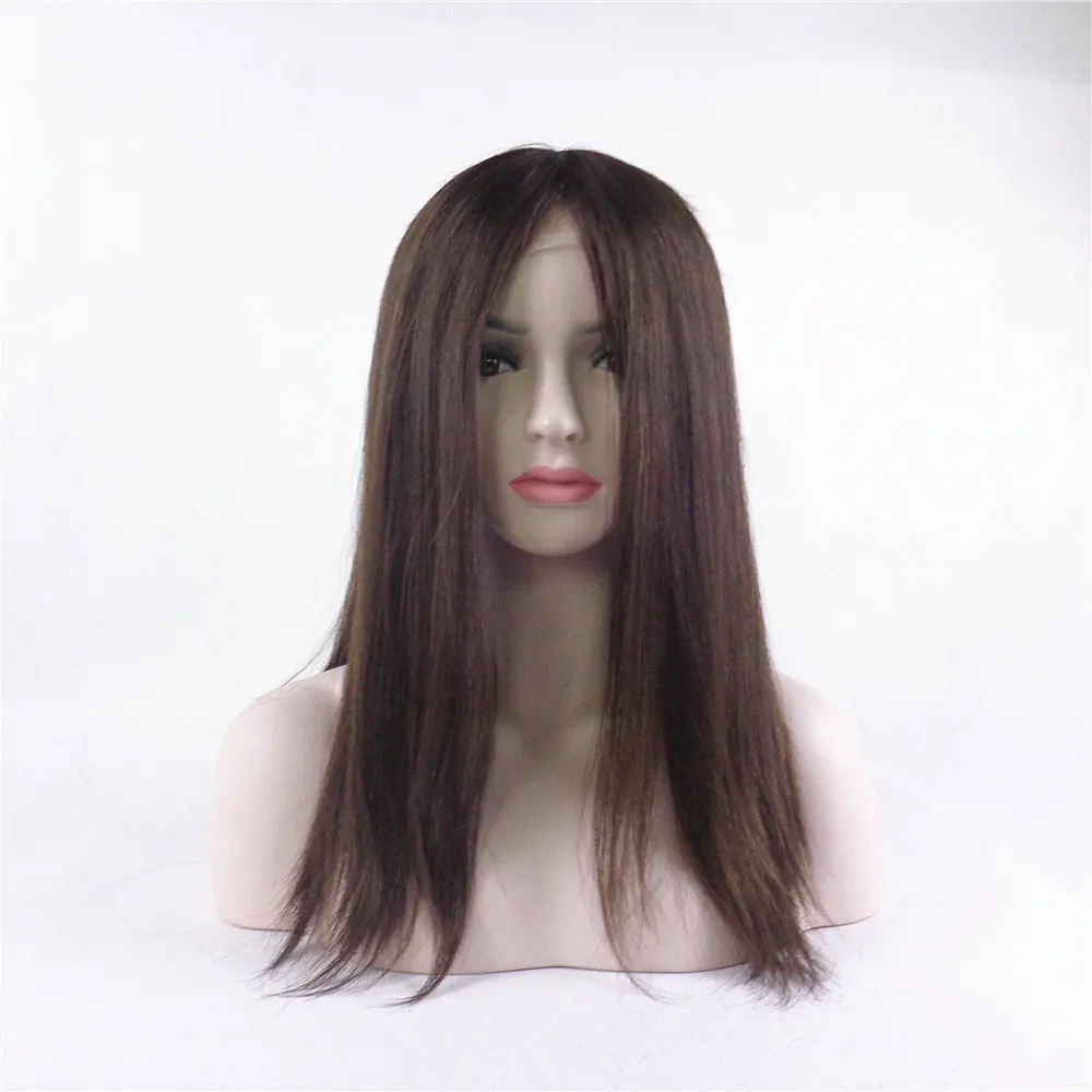 Wholesale High Quality Human Hair Base Silicone Wigs Real Human Hair